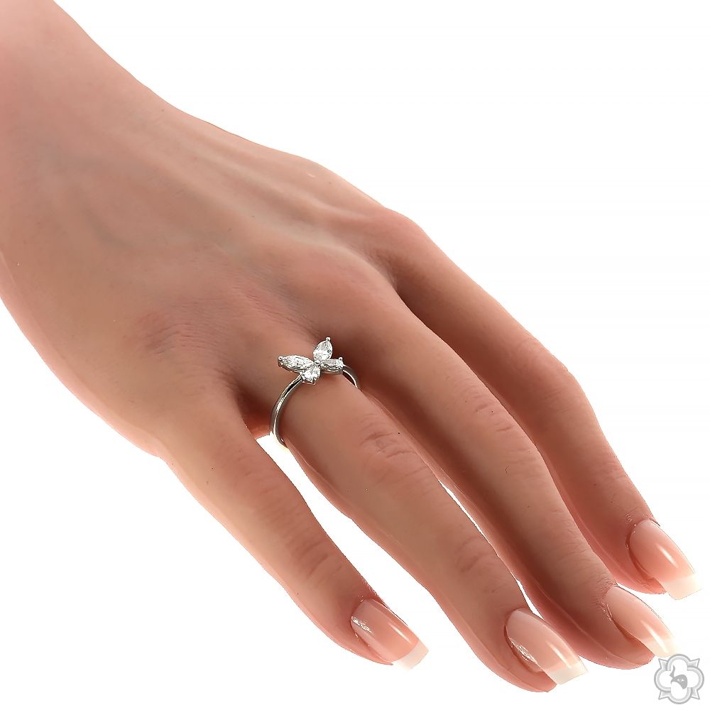 Butterfly Diamond Ring 70010: buy online in NYC. Best price