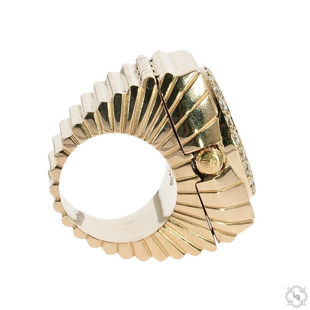 Rare Rolex Ring Watch Rolex Rolex GMT Master 1675 PCG Gilt Chapter